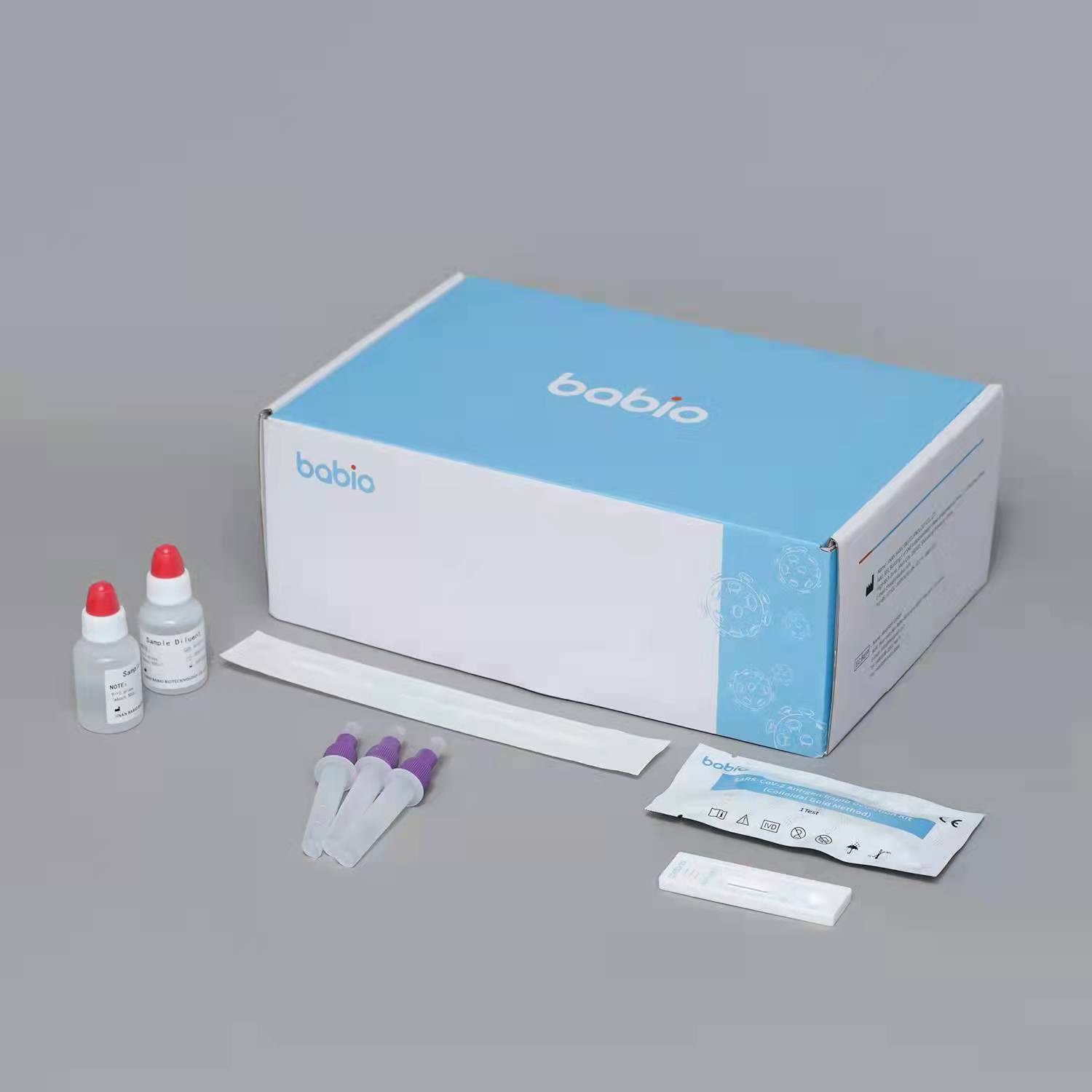 Was sind die Testschritte des Baibo Antigen Detection Kit?